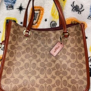 Coach TYler Brown Signature Tote Bag